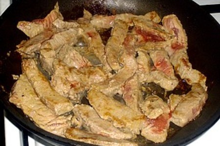 Мясо с устричным соусом: шаг 2
