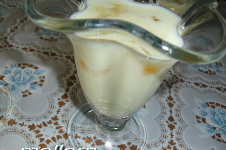 Молочно-цитрусовый десерт "апельсиновые брызги": шаг 4