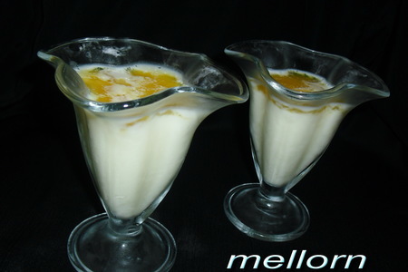 Молочно-цитрусовый десерт "апельсиновые брызги": шаг 5