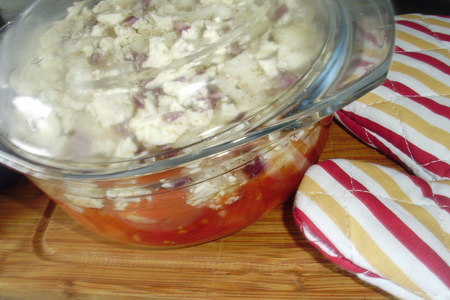 Куриные грудки на томатной сальсе, под брынзой: шаг 8