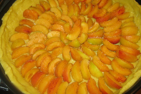 Пирог с абрикосами "продолжаем сезон фруктовой выпечки))или выпечка с фруктами=))": шаг 6