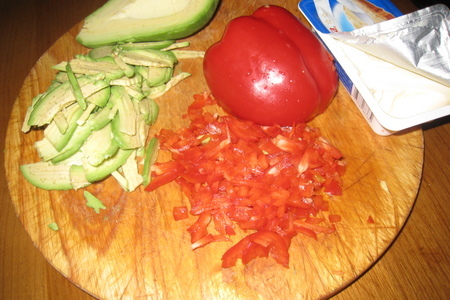 Стейки семги под авокадо: шаг 1