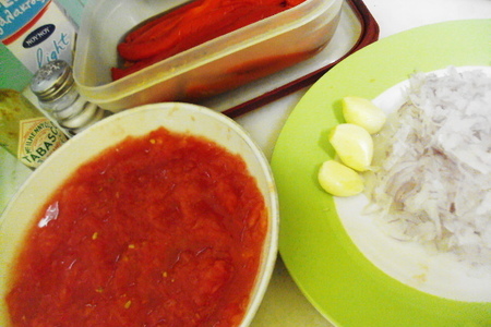 Перец в сливочно-томатном соусе.: шаг 3