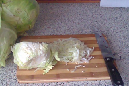 Салат из капусты: шаг 1