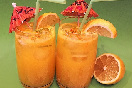 Освежающий апельсиновый напиток: шаг 3