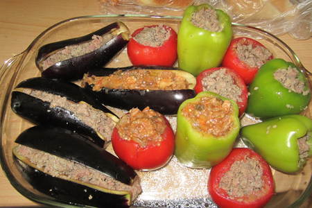 Фаршированные помидоры, баклажаны,болгарские перцы.: шаг 3