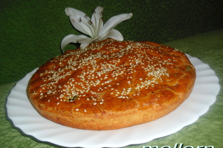 Томатный кекс с ветчиной, сыром и маслинами: шаг 6