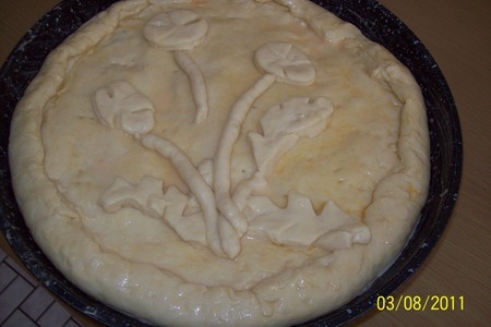 Пирог со стручковой фасолью.: шаг 5