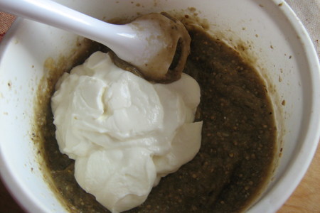 Пюре из баклажанов с йогуртом: шаг 4