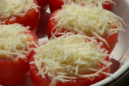 Фаршированные помидоры рисом и креветками (дуэль): шаг 4