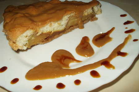 Пирог с грушей и сливочно-карамельным соусом: шаг 3