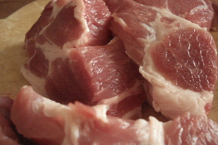 Свинство (свиная шейка ... манго, чили, соевый соус и вино - для свинки самое то!): шаг 3