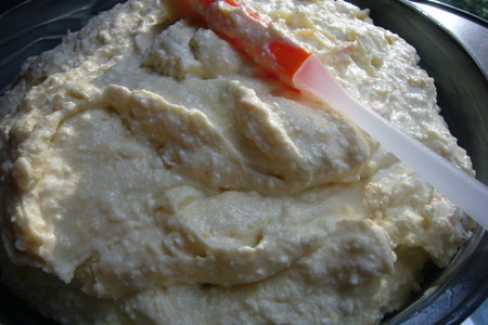 Сливочно - ванильная запеканка с творожным сыром и курагой.: шаг 5