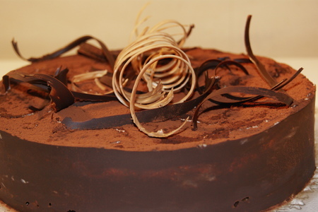 Торт"шифон в шоколаде": шаг 22