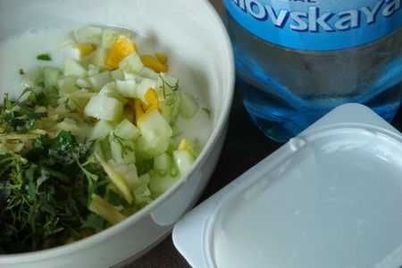 Суп из йогурта с зеленью: шаг 5