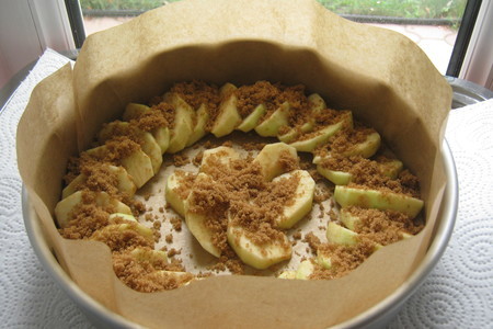 Яблочный пирог с кардамоном  (сardamom apple cake)/: шаг 3
