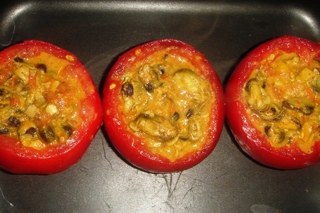 Мидии в помидорах: шаг 4