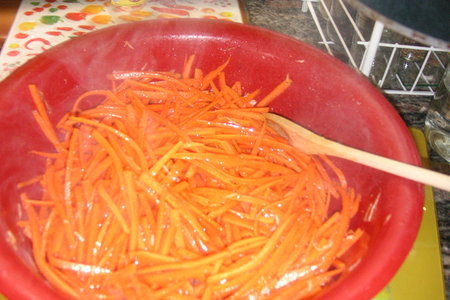 Морковь по-корейски: шаг 5