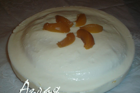 Торт-суфле с персиками: шаг 1