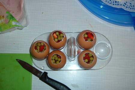 Яйца заливные- фаберже: шаг 5