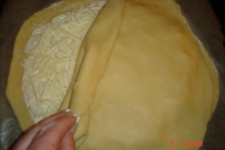 Слоённый сырный хлеб: шаг 6