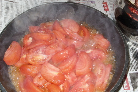 Корейка на косточке в томатном соусе: шаг 4