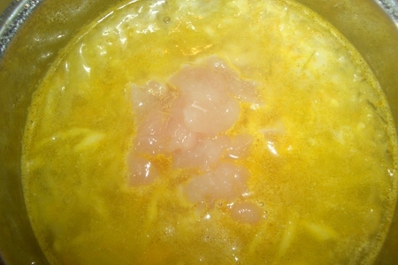 Куриный суп с сырными клецками: шаг 2
