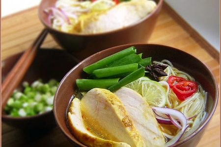 Фо га, вьетнамский суп с курицей: шаг 7