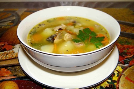 Ленивая уха или суп из сайры: шаг 6