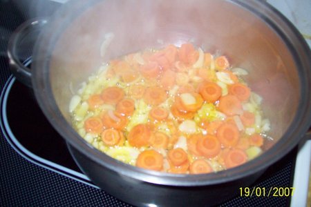 Суп-пюре овощной со спражей.: шаг 2
