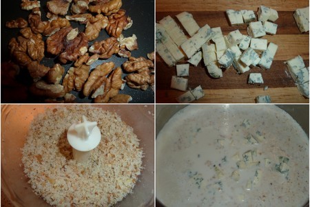 Тефтели мясные с грибами в ореховом соусе ( два в одном ): шаг 6