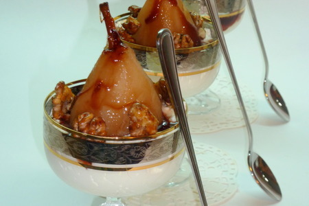 Десерт "грушевая рапсодия" с грильяжем из грецкого ореха: шаг 7