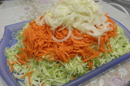 Салат из  кабачков и моркови в прок.: шаг 3