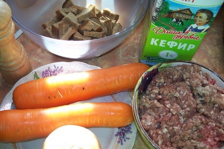 Котлеты из говядины с морковью запеченные: шаг 1