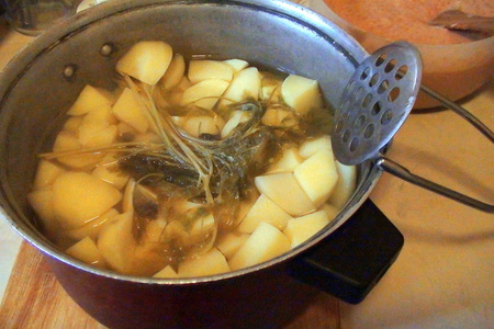 Картофельная запеканка с печёночным суфле.: шаг 1