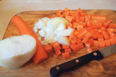 Картофельная запеканка с печёночным суфле.: шаг 3
