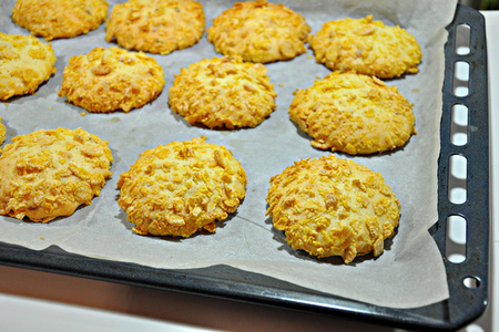 Печенье с кедровыми орехами и хрустящей кукурузной корочкой.: шаг 5