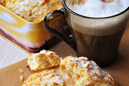 Печенье с кедровыми орехами и хрустящей кукурузной корочкой.: шаг 6