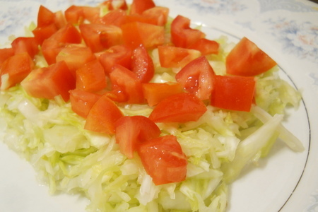 Слоеный салат "овощное чудо"! дуэль.: шаг 3