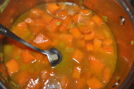 Крем-суп из тыквы с карри и бальзамическим кремом: шаг 6