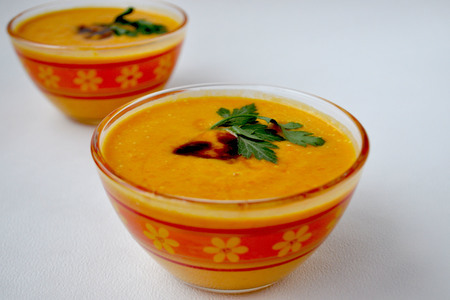 Крем-суп из тыквы с карри и бальзамическим кремом: шаг 8
