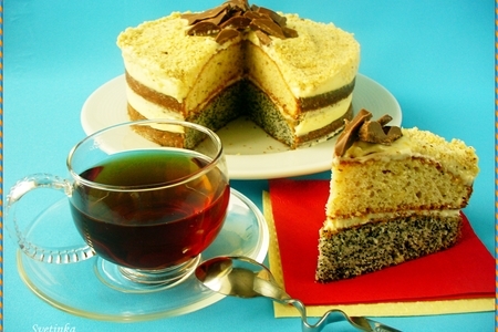 Маково-ореховый торт со сгущенкой «нежный, уютный, вкусно домашний»: шаг 1