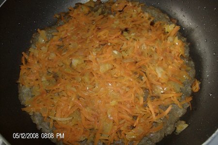 Картофельно-овощиной торт с мясом: шаг 6