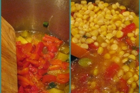 Суп из тыквы с кукурузой .: шаг 5
