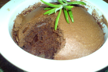 Шоколадное суфле с грушами и розмарином: шаг 7