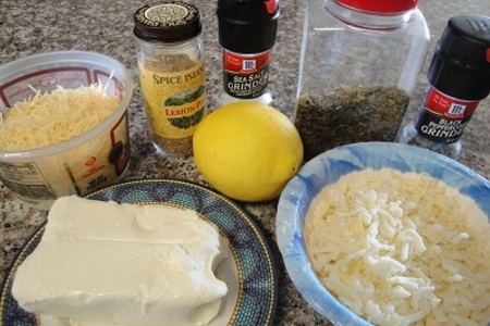 Паста с креветками,сыром и лимонным кремом: шаг 2