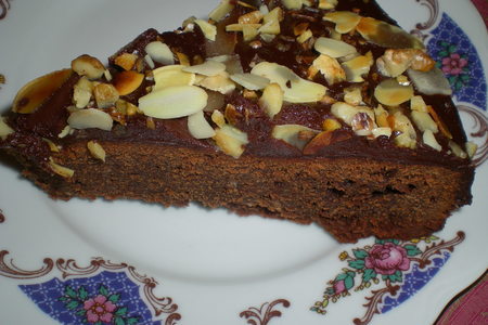 Шоколадный пирог с шоколадной глазурью для шокоголиков: шаг 1