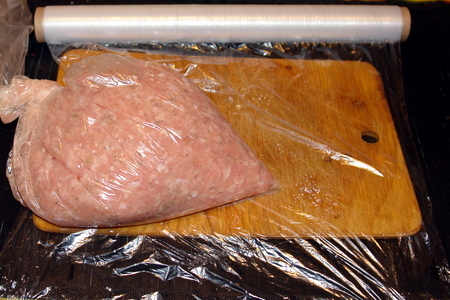 Куриная колбаса с двумя соусами: шаг 3