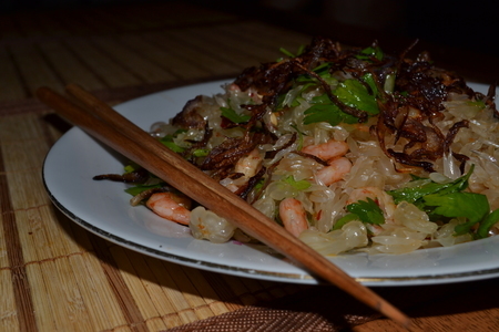 Тайский салат из помело  (рождественский подарок для  андрея: фото шаг 3