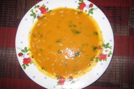 Оранжевый аюрведический суп: шаг 1